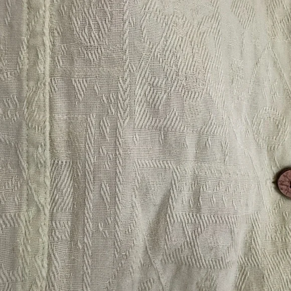 Coldwater Creek Linen Blend Button Front Lightweight Textured Blouse Sz 2X EUC - Picture 8 of 11